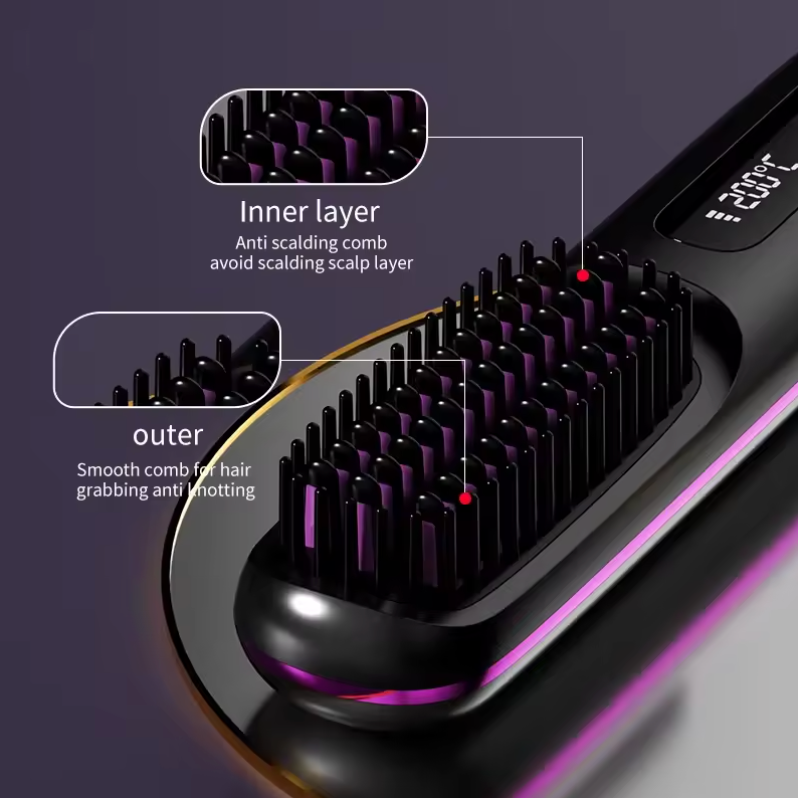 Heating Straight Hair Comb