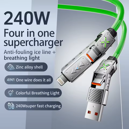 4-in-1 High-Speed Charging Cable (240W)