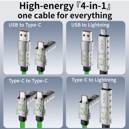 4-in-1 High-Speed Charging Cable (240W)